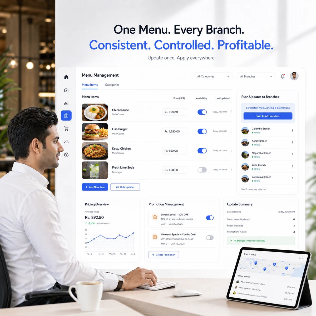 Centralize Menu Standards While Preserving Local Flexibility for restaurant chain management software