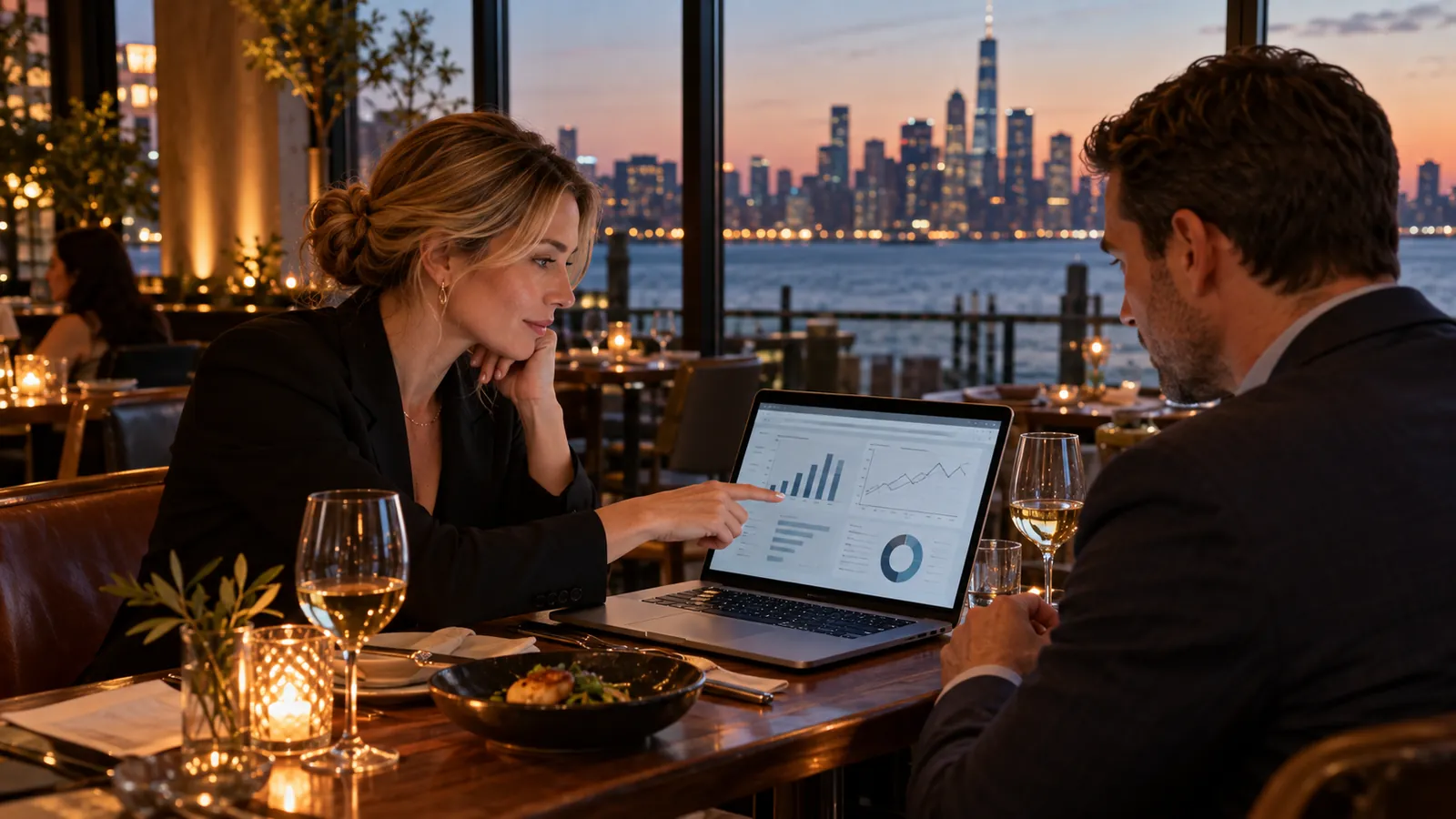 NYC restaurant group managers comparing multiple locations
