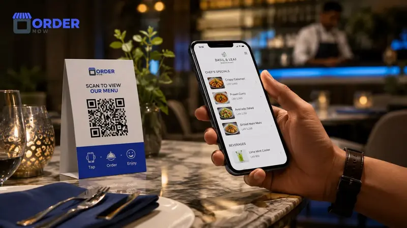 QR ordering can reduce the gap between a guest becoming ready and the restaurant receiving complete order details