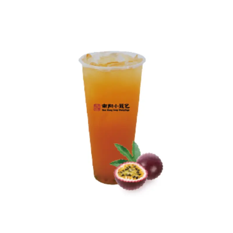 Passionfruit Rosemary Ice Tea 百香果迷迭冰茶 at Nan Xiang Soup Dumplings-NY Flushing 001-Flushing NY | Toast
