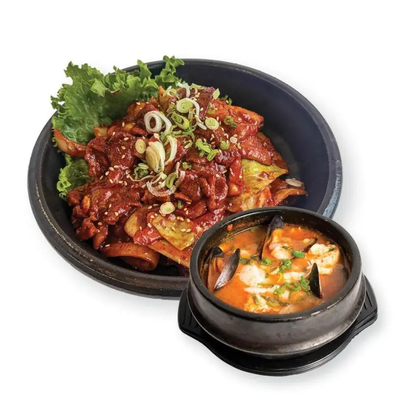 Spicy Pork & Kimchi (Lunch) at Kuku Korean Cuisine - Forest Hills | Toast