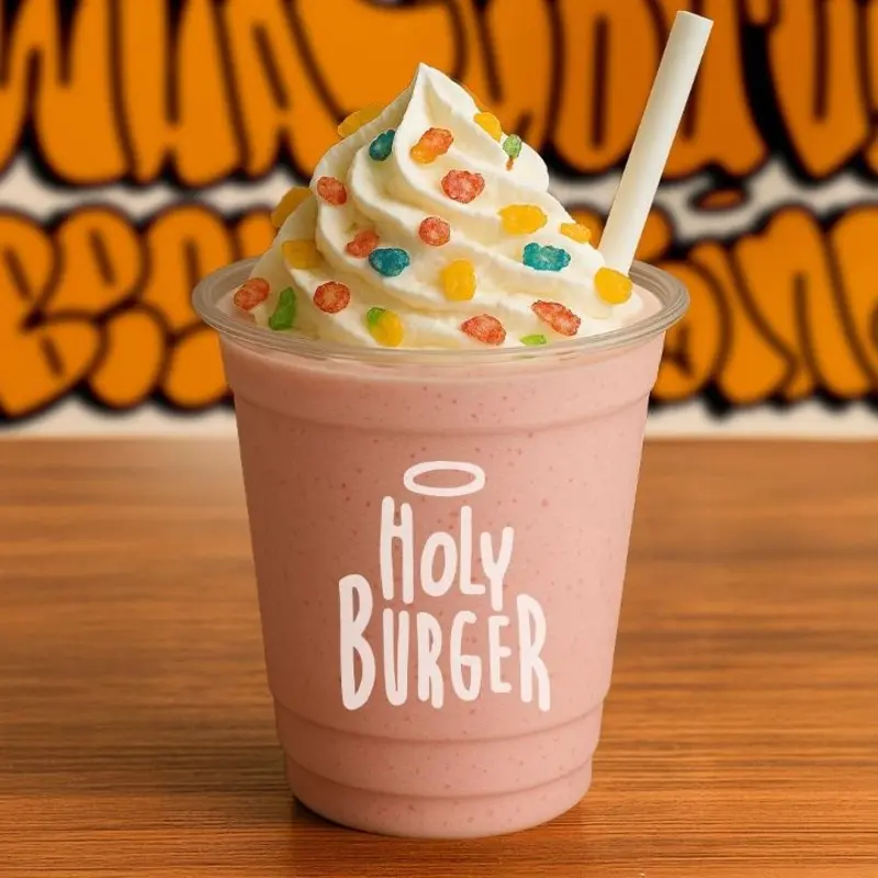 FRUITY PEBBLES MILKSHAKE