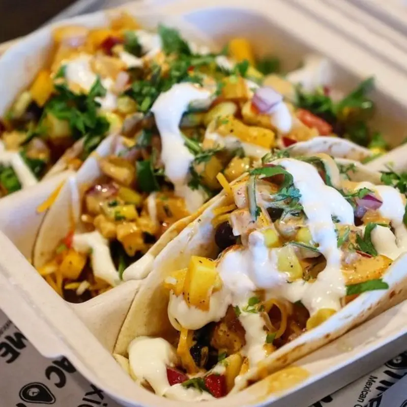 Grilled Chicken Taco Box at Guac Time - ( Nostrand Avenue ) | Toast
