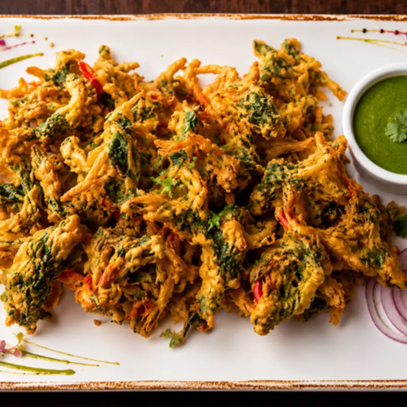 Mixed Veg Pakora at Turmeric Indian Restaurant