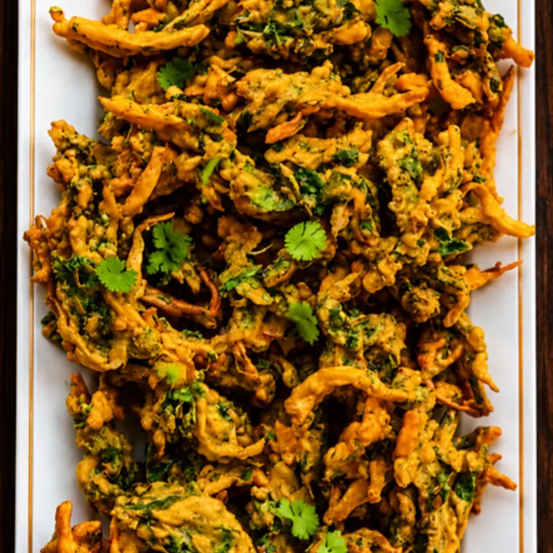 Onion Pakora at Turmeric Indian Restaurant