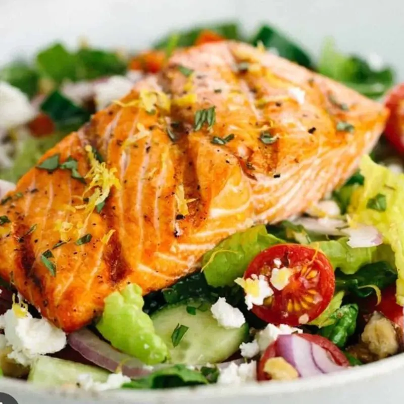 Salmon and Greens