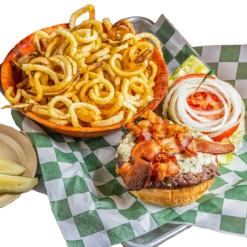 Bacon Bluecheese Burger at Wings Plus Sample Road