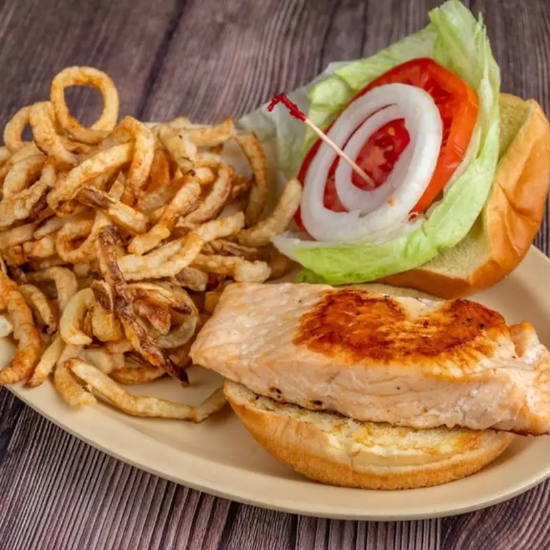 Grilled Salmon Sandwich