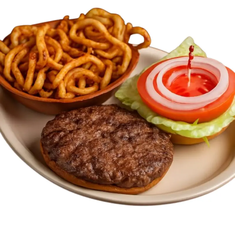 Hamburger at Wings Plus Sample Road