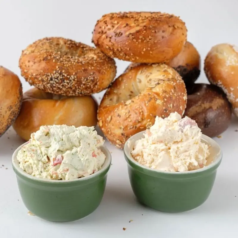Bagel Package - Dozen Bagels & 2 Cream Cheese