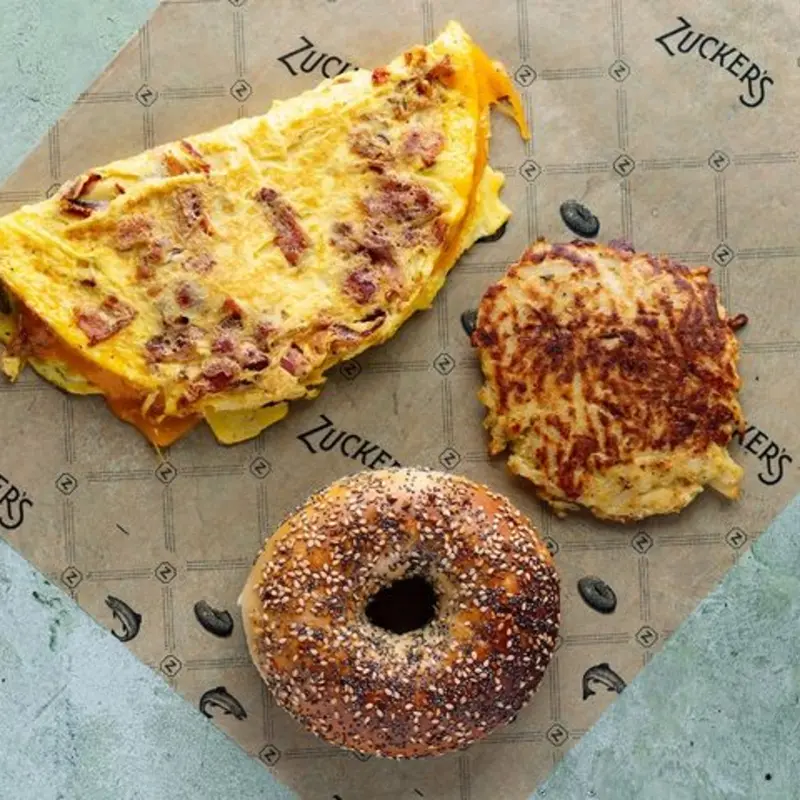 The Classic BEC Omelette at Zucker's Bagels & Smoked Fish - Fulton