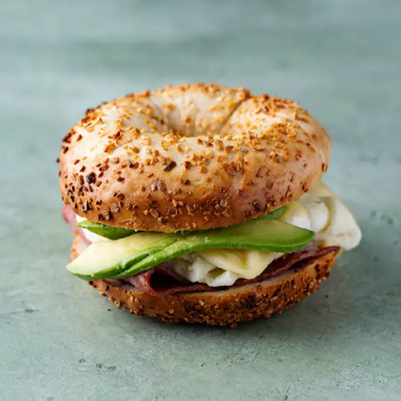 The Columbus BEC at Zucker's Bagels & Smoked Fish - Fulton