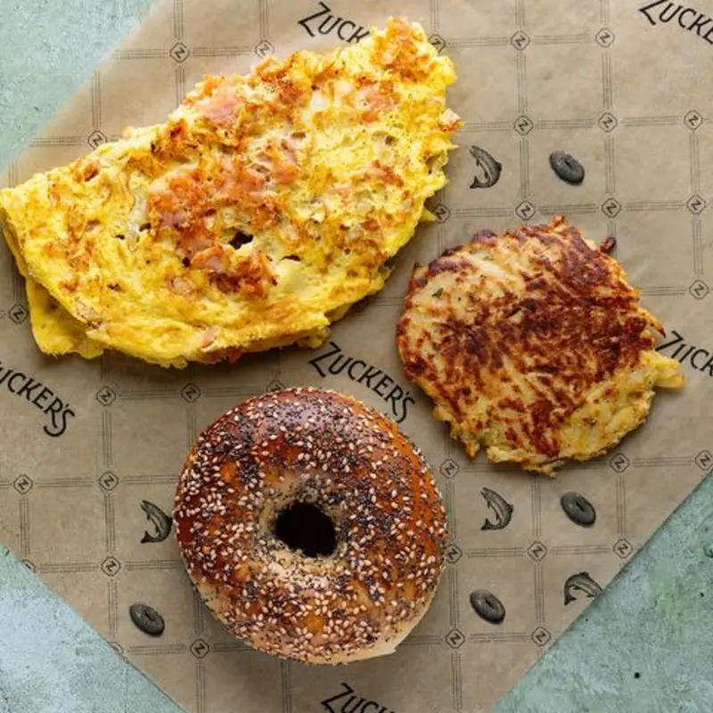 The Leo Omelette at Zucker's Bagels & Smoked Fish - Fulton