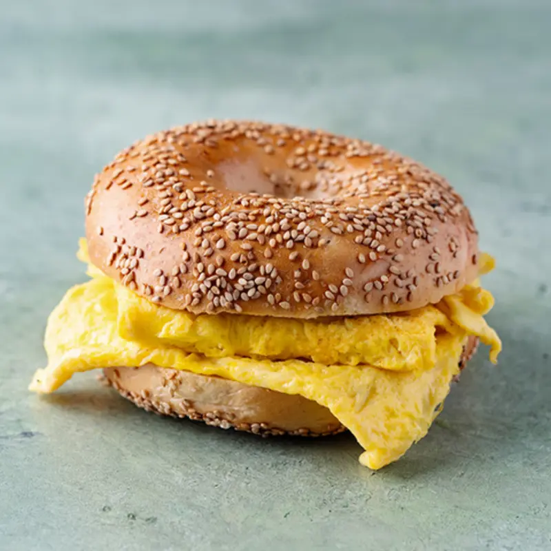 Two Eggs on a Bagel at Zucker's Bagels & Smoked Fish - Fulton