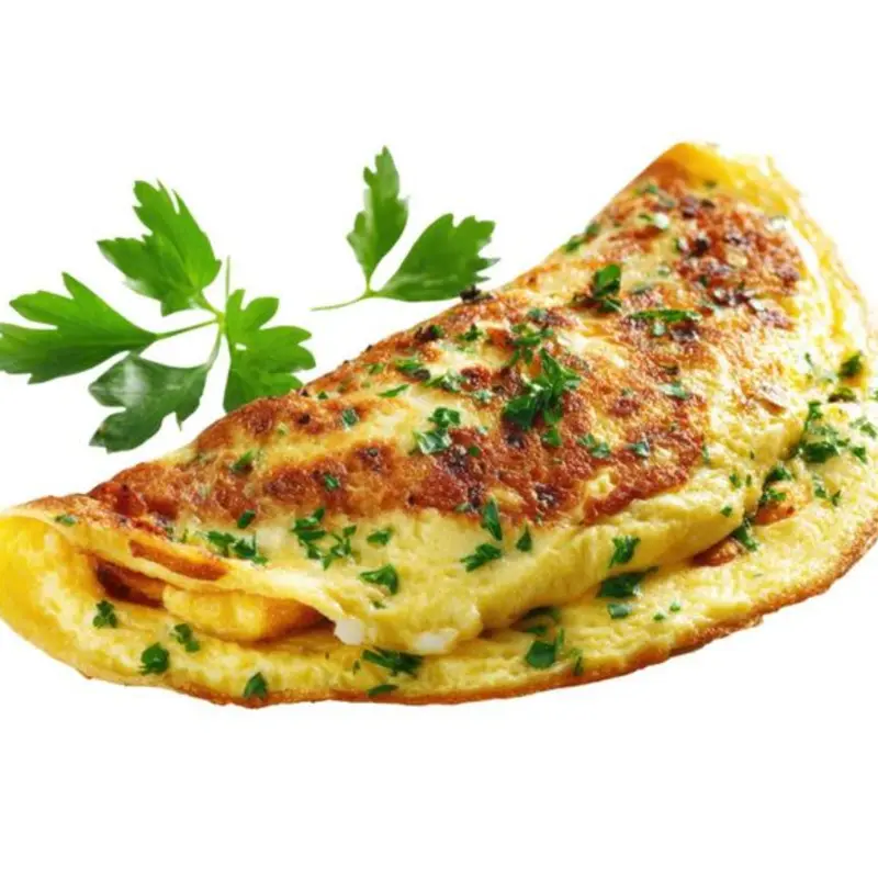 Chicken, Bacon & Cheese Omelet
