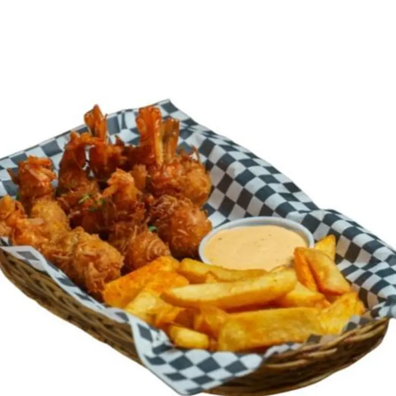 Fried Shrimp With French Fries