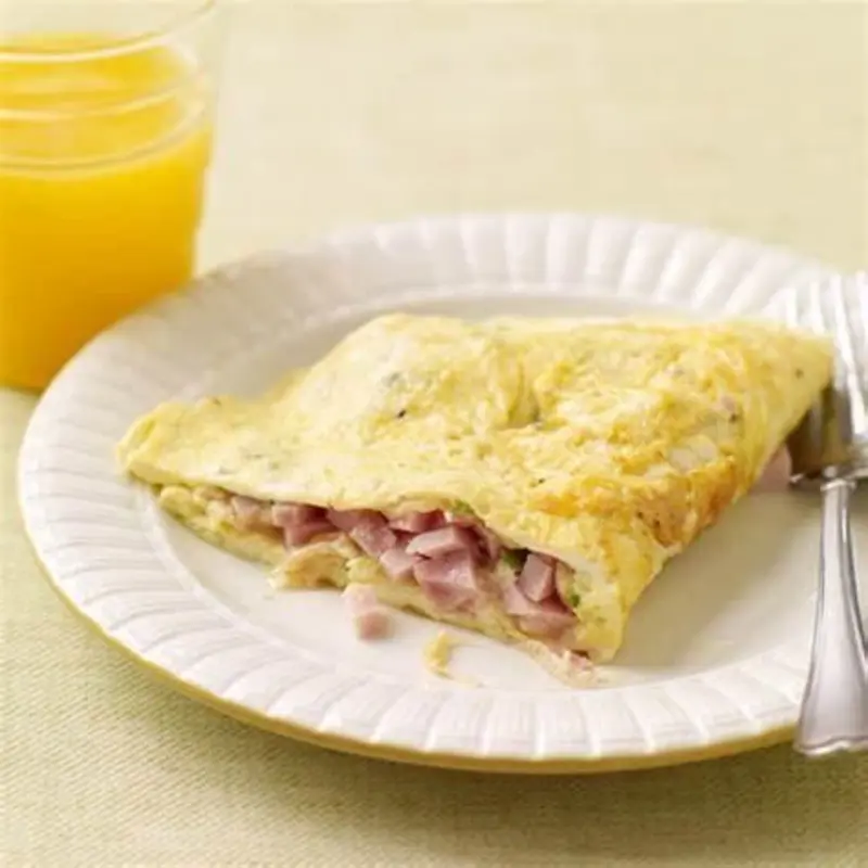 Ham & Cheese Omelet at Edison Lunch Box