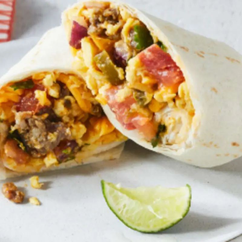 Breakfast Burrito at Los Bravos Restaurant Lexington
