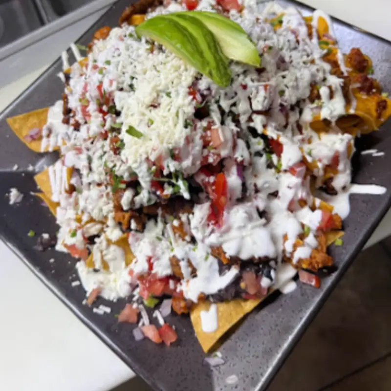 Nachos Campechanos at Los Bravos Restaurant Lexington
