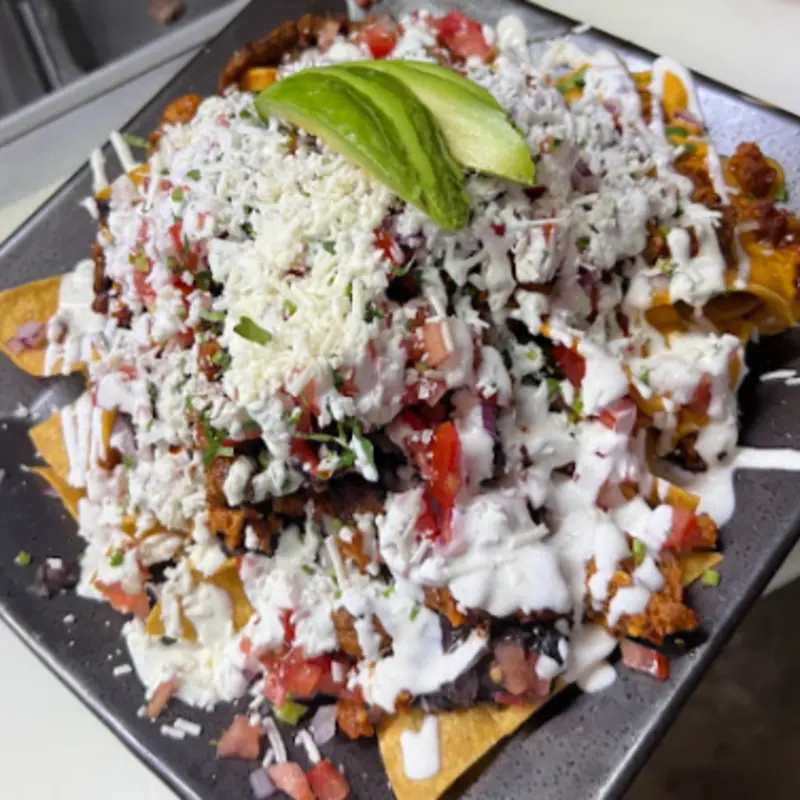 Nachos Mexicanos at Los Bravos Restaurant Lexington