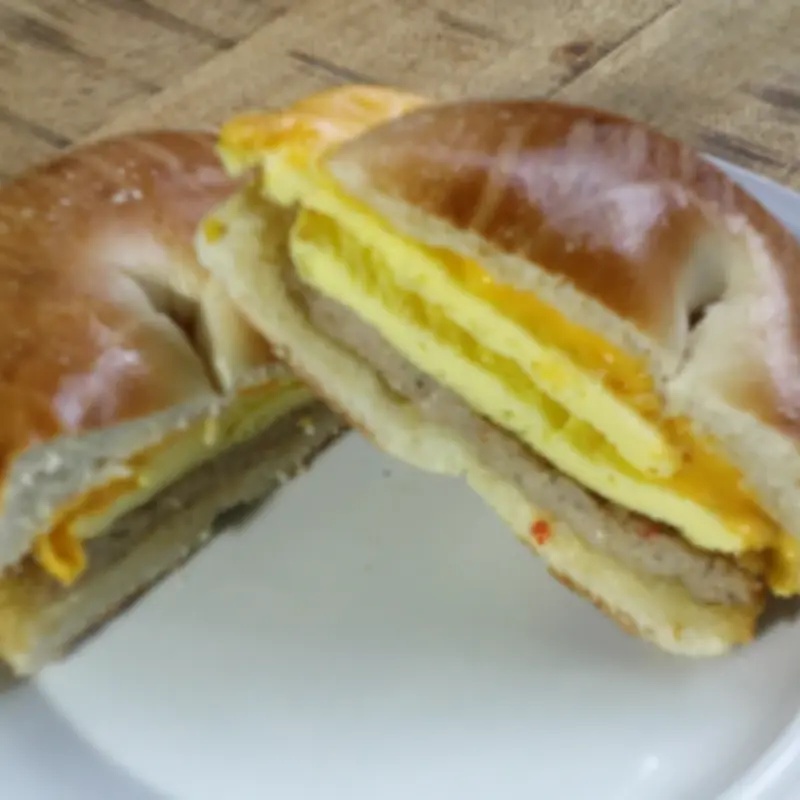 Sausage Egg Cheese On Roll at Los Bravos Restaurant Lexington