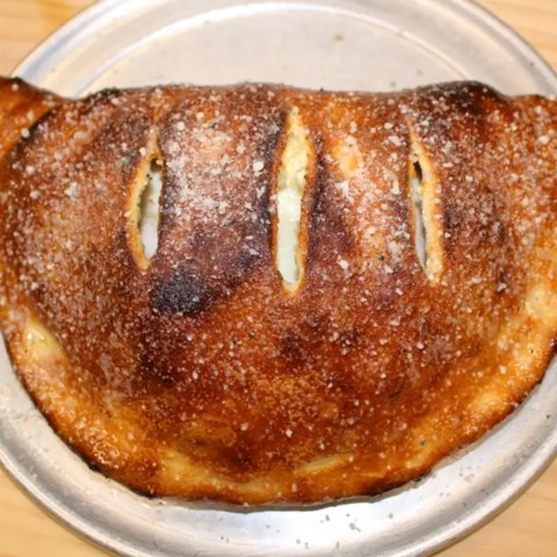 Calzone at Stefano's Pizza Express