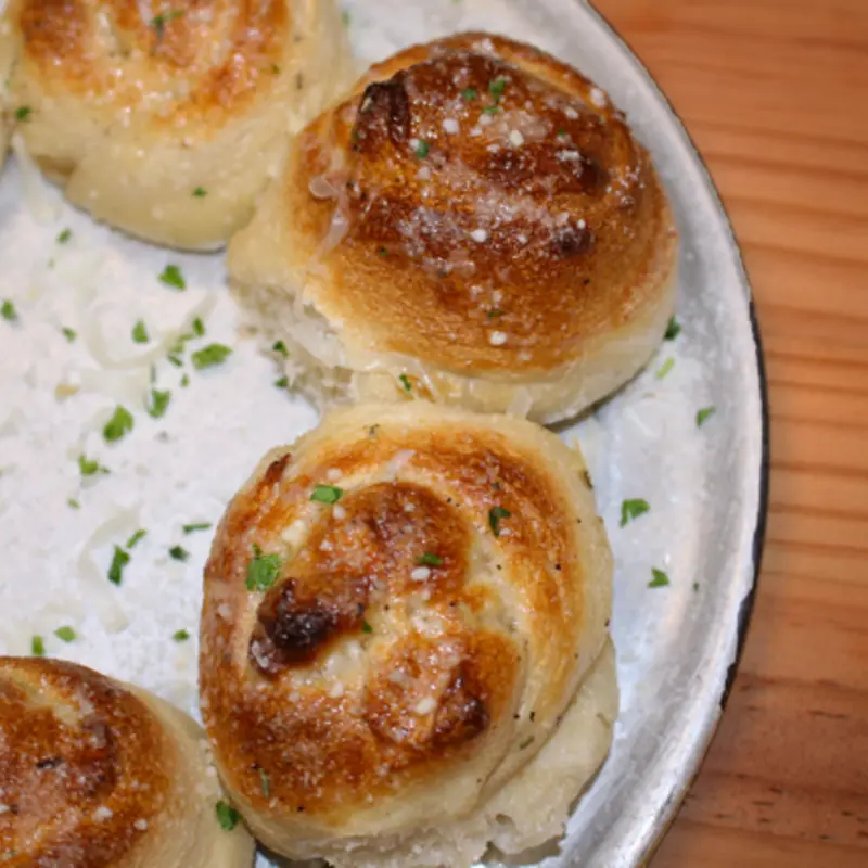Garlic Knots at Stefano's Pizza Express