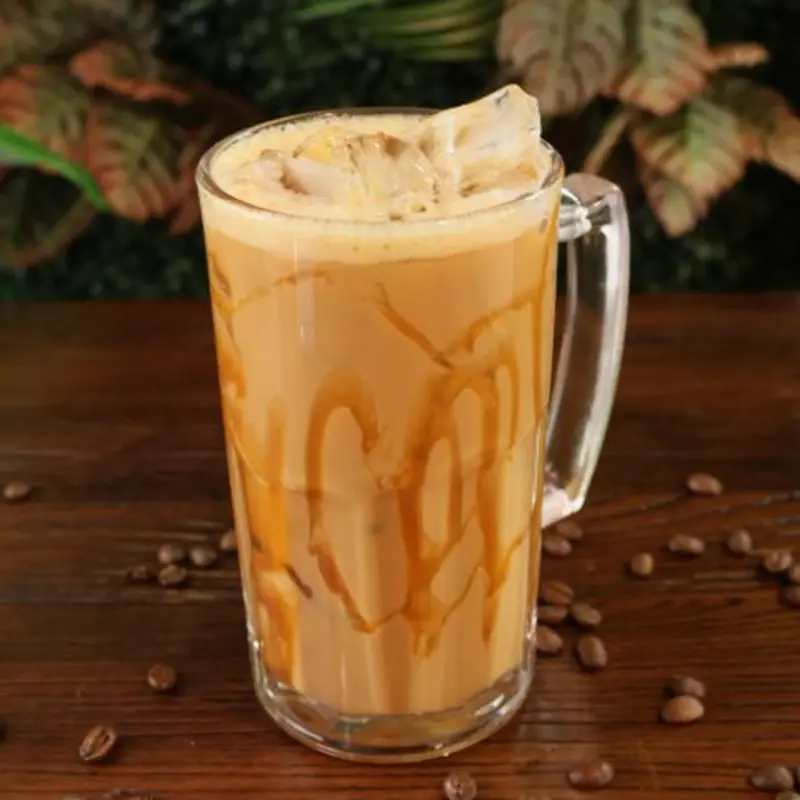 Flavored Iced Latte at Garden Cafe & Bistro