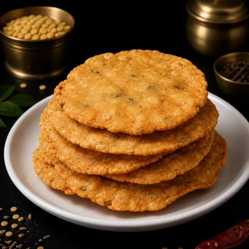 A traditional South Indian snack made from rice flour, spices, and lentils. It’s crispy, flavorful, and perfect with tea or as a light savory snack.
