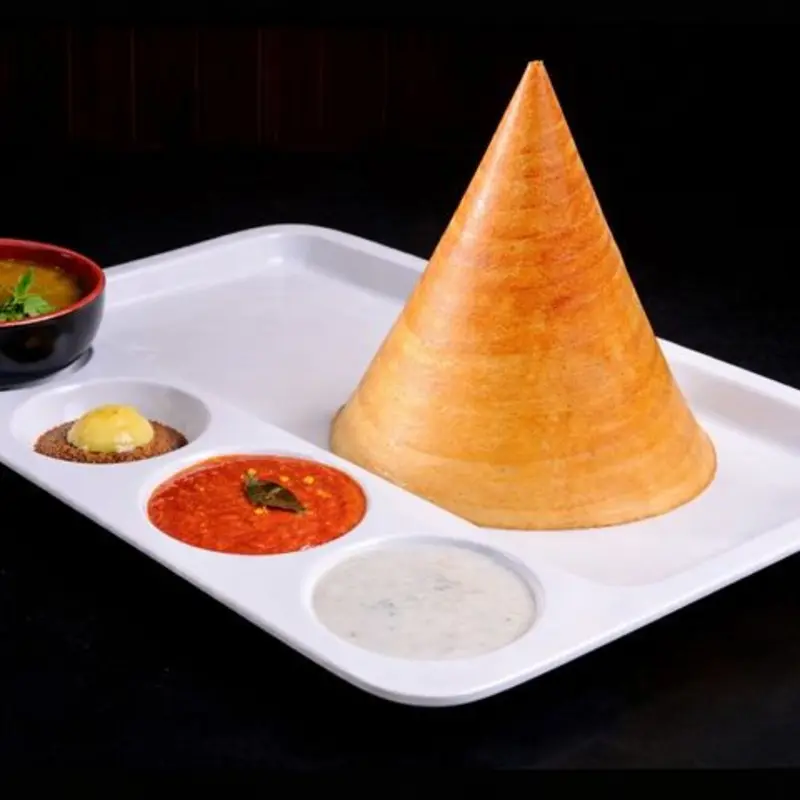Ghee Roast Dosa (Cone Shape) *Kids Special* at Rock 'N' Grill Authentic Indian Cuisine
