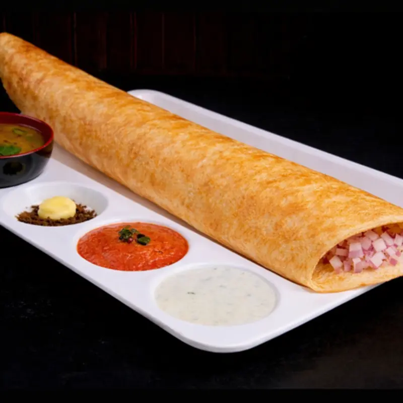 Onion Dosa at Rock 'N' Grill Authentic Indian Cuisine