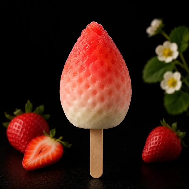 Strawberry Sensation Ice Cream (1 pc) at Rock 'N' Grill Authentic Indian Cuisine