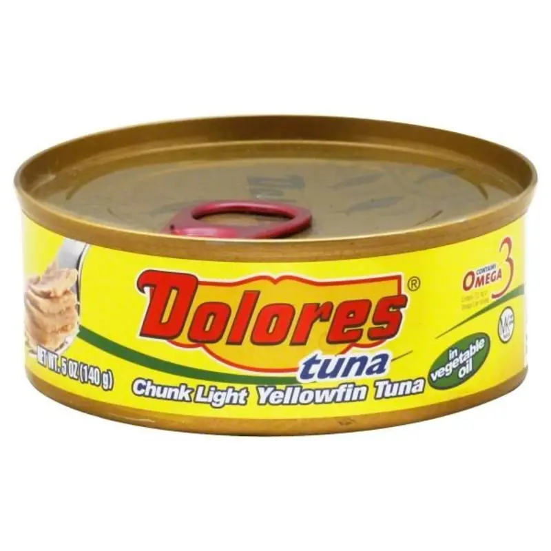 Dolores Tuna Chuck Light Yellowfin In Vegetable Oil