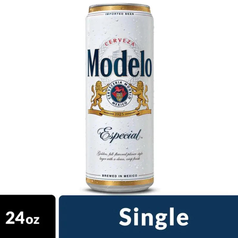 Modelo Especial is a crisp and refreshing Mexican lager with a well-balanced taste. The 24oz can is perfect for sharing with a friend or enjoying over a relaxing afternoon. at Tortilleria Y Taqueria La Bamba 1232 N Tamiami Trl SUITES 11-8 | Toast