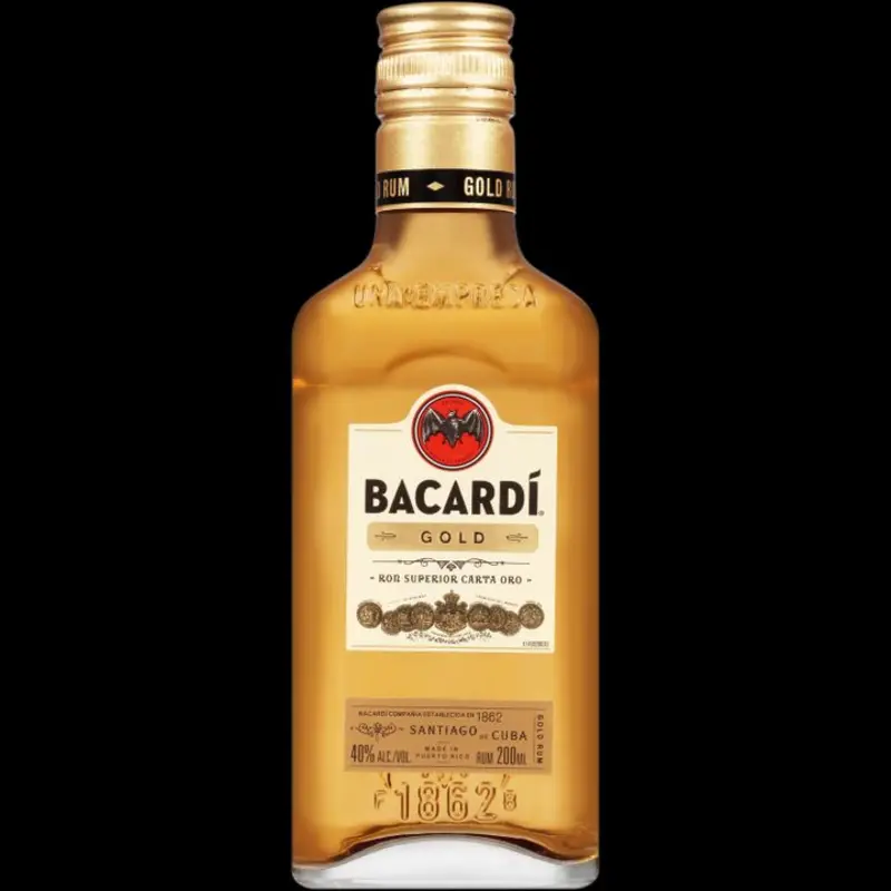 Bacardi Gold Rum 200Ml at RedBone's OPS OPs | Toast