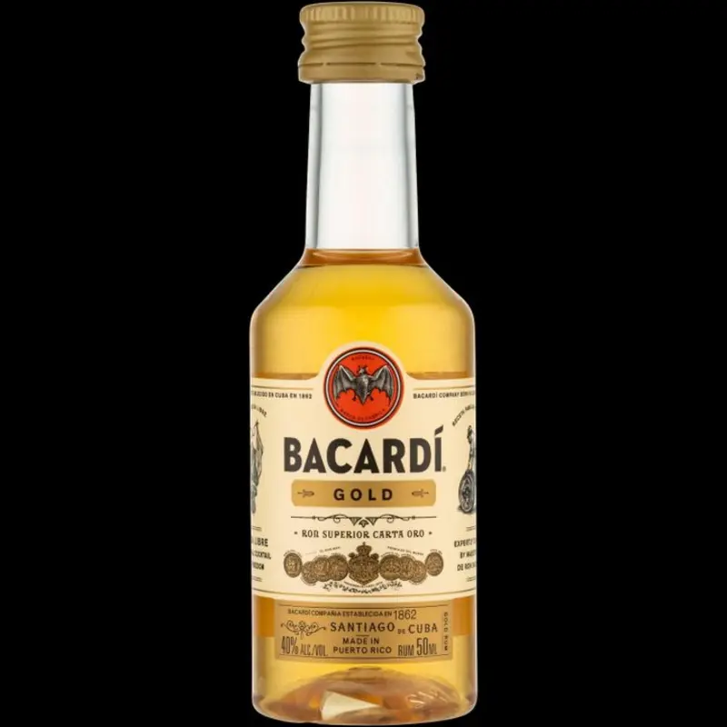 Bacardi Gold Rum, Gluten Free 40% 5Cl/50Ml at RedBone's OPS OPs | Toast