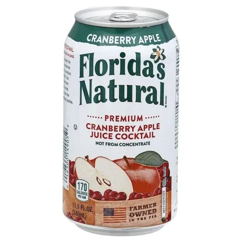 Florida's Natural Apple Cranberry Juice Cocktail, 11.5 Fluid Ounce -- 24 per case at RedBone's OPS OPs | Toast