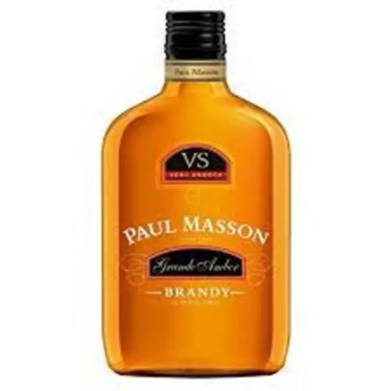 Paul Masson Grande Amber Brandy is a smooth and rich spirit known for its warm amber color. This 200ml bottle is perfect for sampling or enjoying a small gathering with friends. at RedBone's OPS OPs | Toast