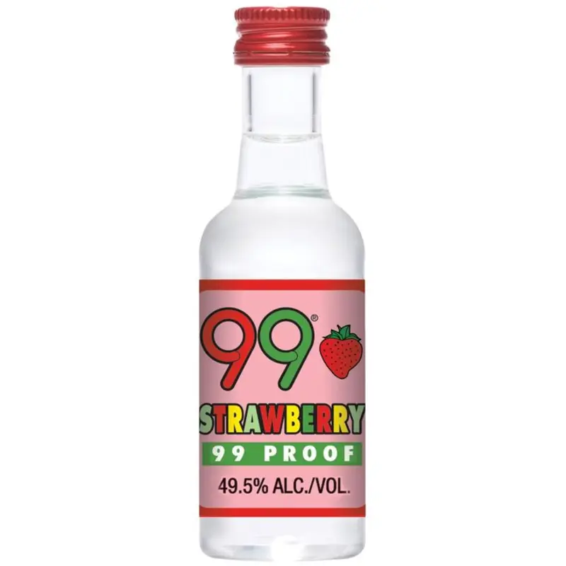 99 Brand Strawberries 99 Proof 50ml at RedBone's #1 Downtown #1 Downtown | Toast