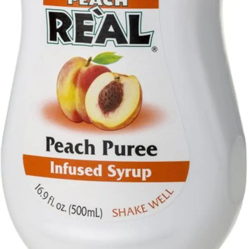 Real Infused Exotics Simply Squeeze Puree Peach Infused Syrup 16.9oz at RedBone's #1 Downtown #1 Downtown | Toast