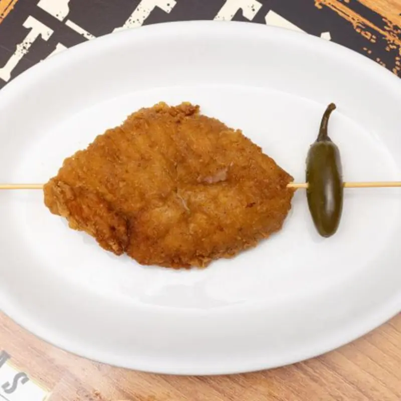 Chicken On A Stick at Pete's Tako House 502 Brooklyn Ave | Toast