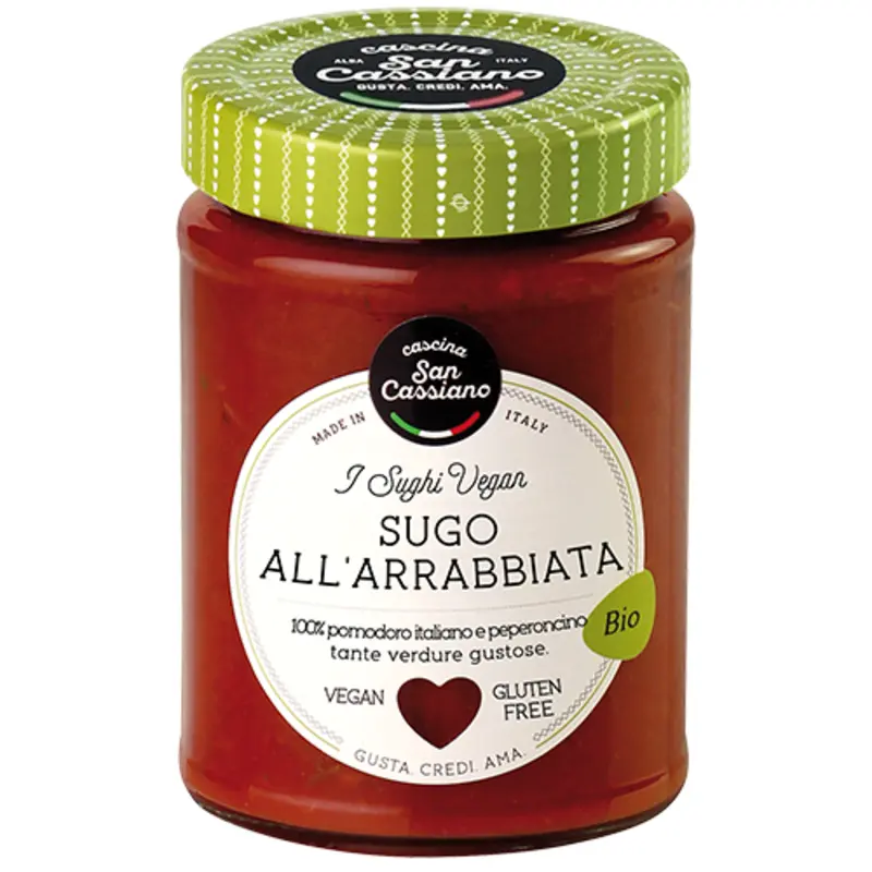 Arrabbiata Sauce by Cascina San Cassiano 290g at Mercato Italiano | Toast