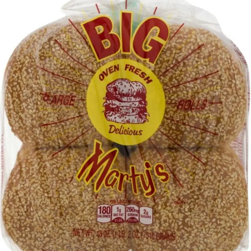 Martin's Big Marty Sasame Rolls 18oz