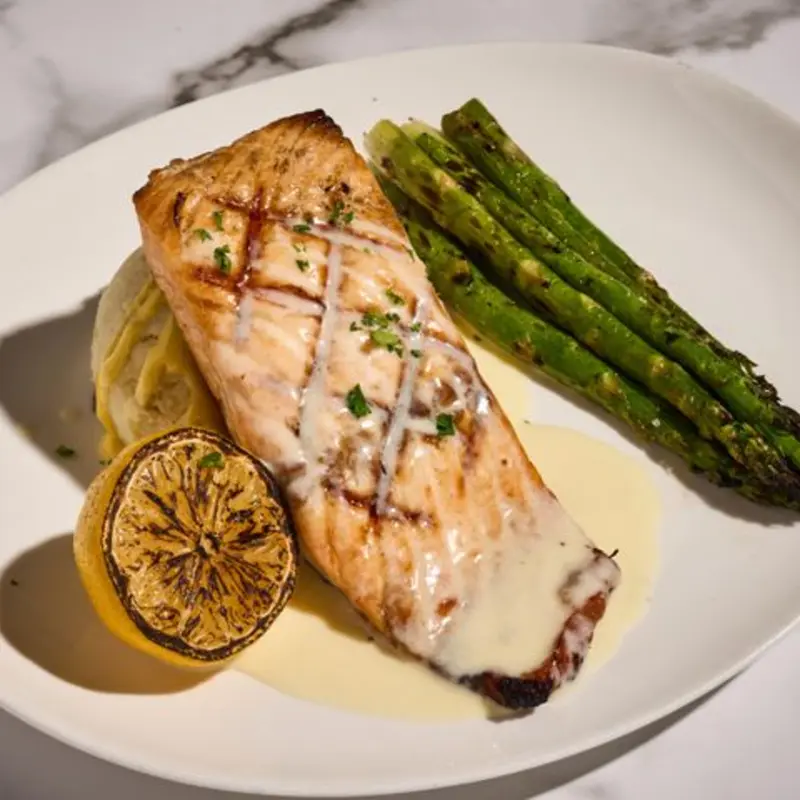 Grilled Three Pepper Salmon