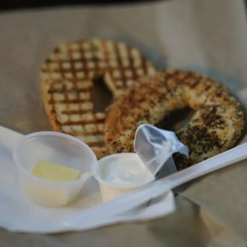 Bagel at The Station Cafe | Toast