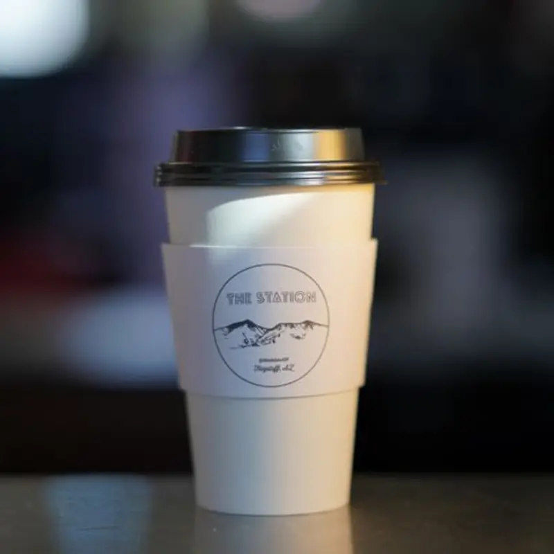 Hot Flat White 6oz at The Station Cafe | Toast