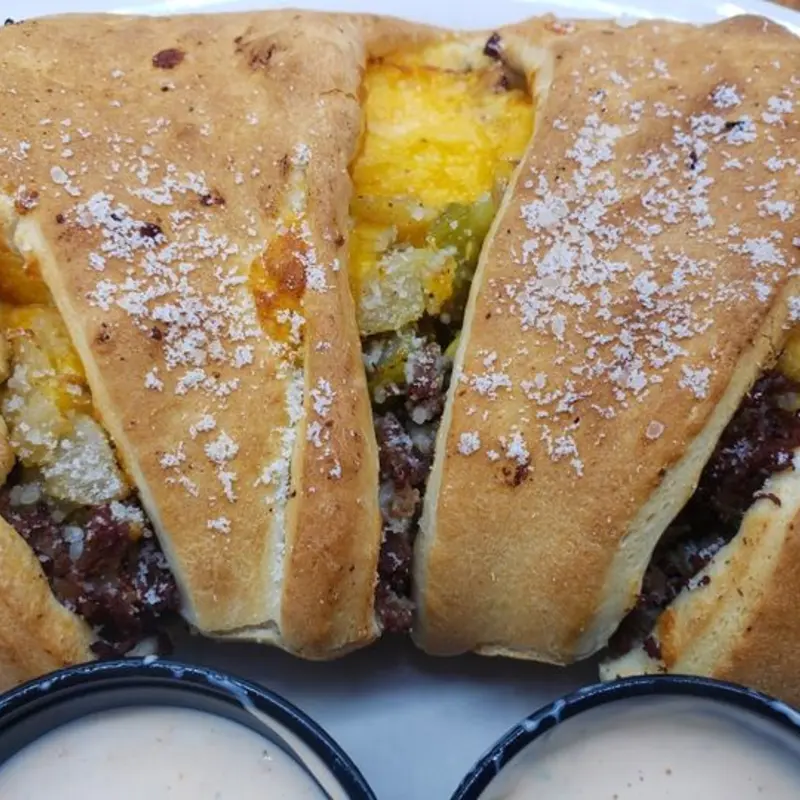 Green Chili Calzone at Floridino's Pizza & Pasta | Toast