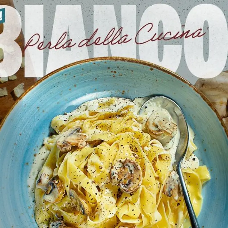 White Truffle Mushroom Fettuccine at Russo's New York Pizzeria & Italian Kitchen | Sugar Land (Texas) | Toast