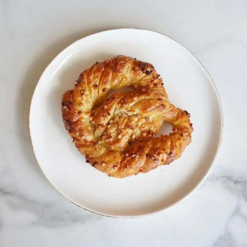 Bretzel Almond at Farmer's Milk 1801 N young circle | Toast