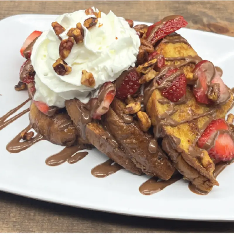 Kids Strawberry Nutella French Toast at Seven Mile Cafe Denton | Toast